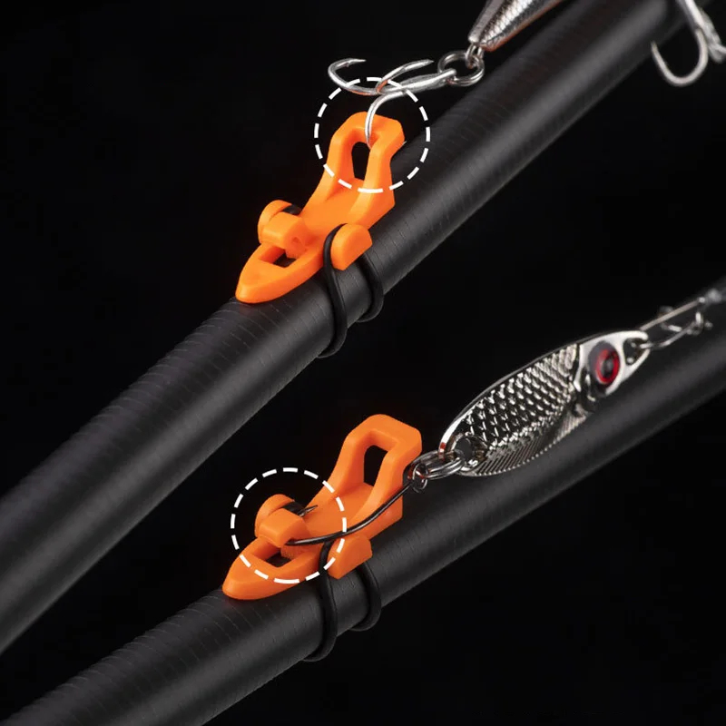 Fishing Lure Accessories - حامل خطاف صيد السمك مع 3