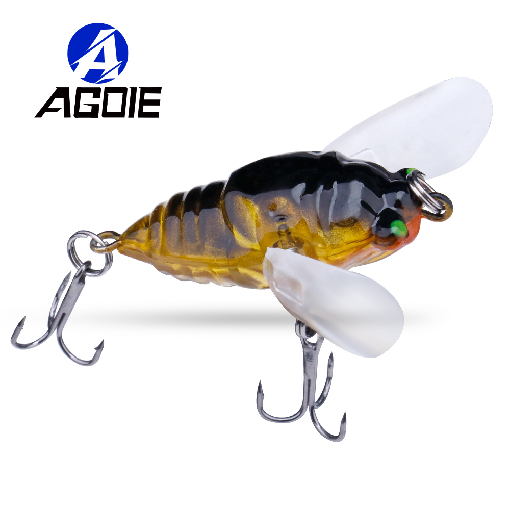 Fishing Lure Topwater - Agoie-إغراء بوبر بأجنحة ، طعم صناعي