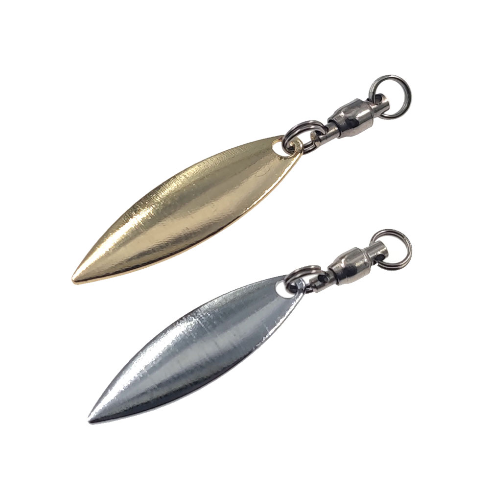 Fishing Lure Blade Bait - 10 قطعة شفرات الصفصاف سبينر الطعم