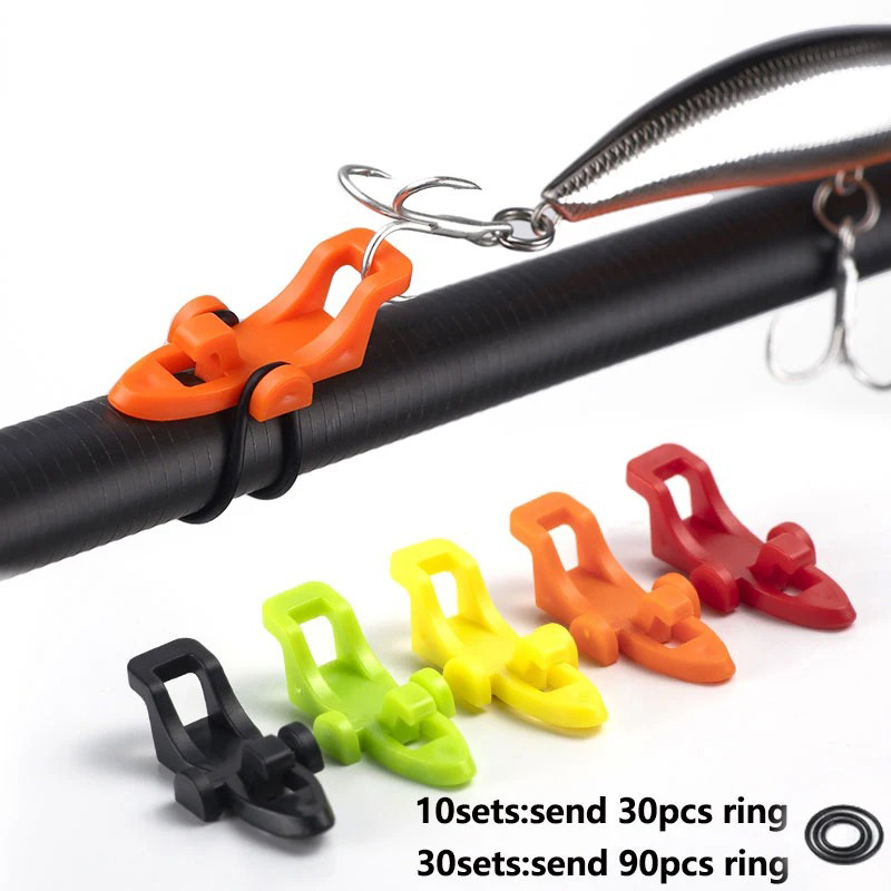 Fishing Lure Jig - 1-10 قطع حامل خطافات صيد السمك