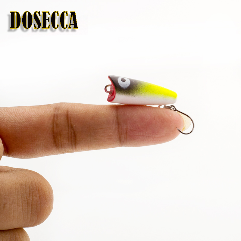 Fishing Lure Popper - 1 قطعة 2.5 سنتيمتر 1.5 جرام