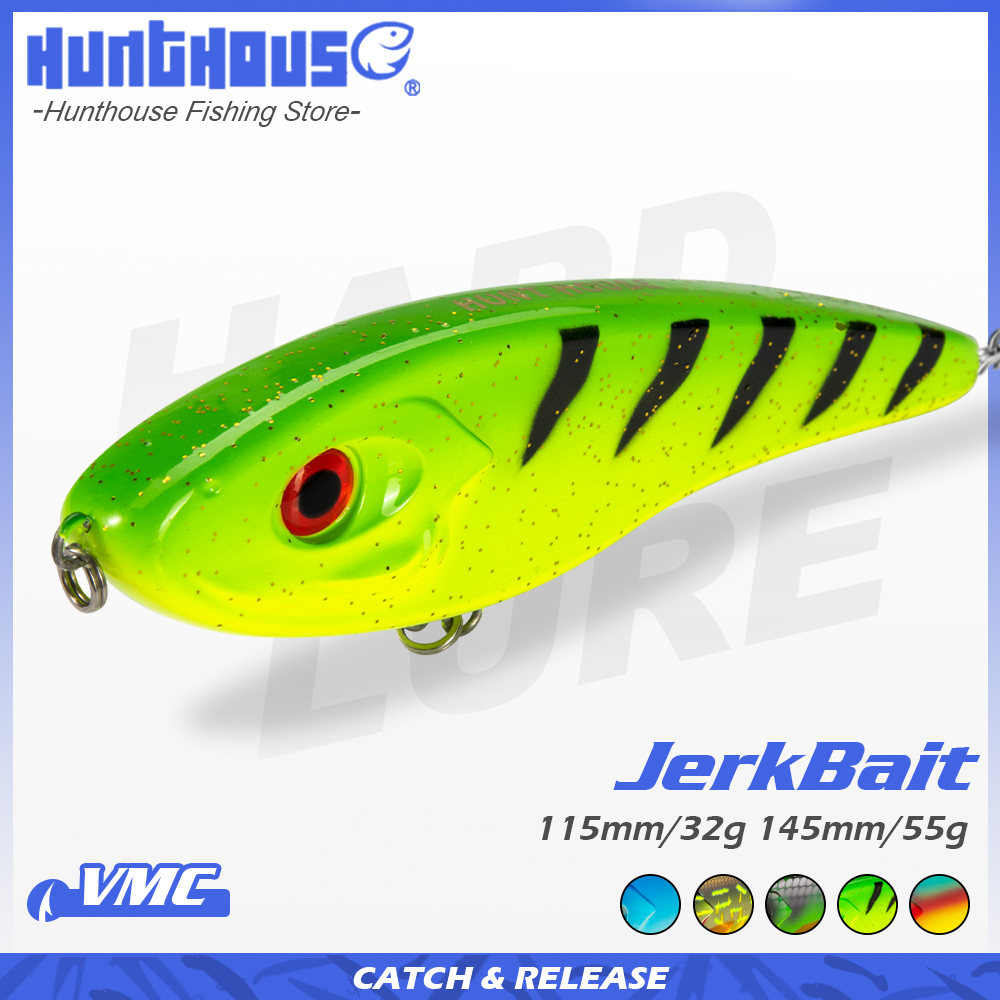 Fishing Lure Jerkbait - طعم صيد هنترهاوس جيركبيت موسكي باستر