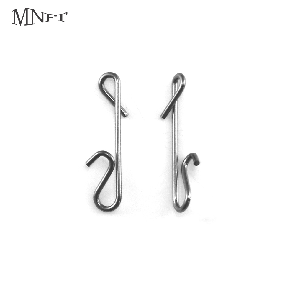 Fishing Lure Kit - MNFT 100 قطعة/الحزمة جديلة Knotless موصلات