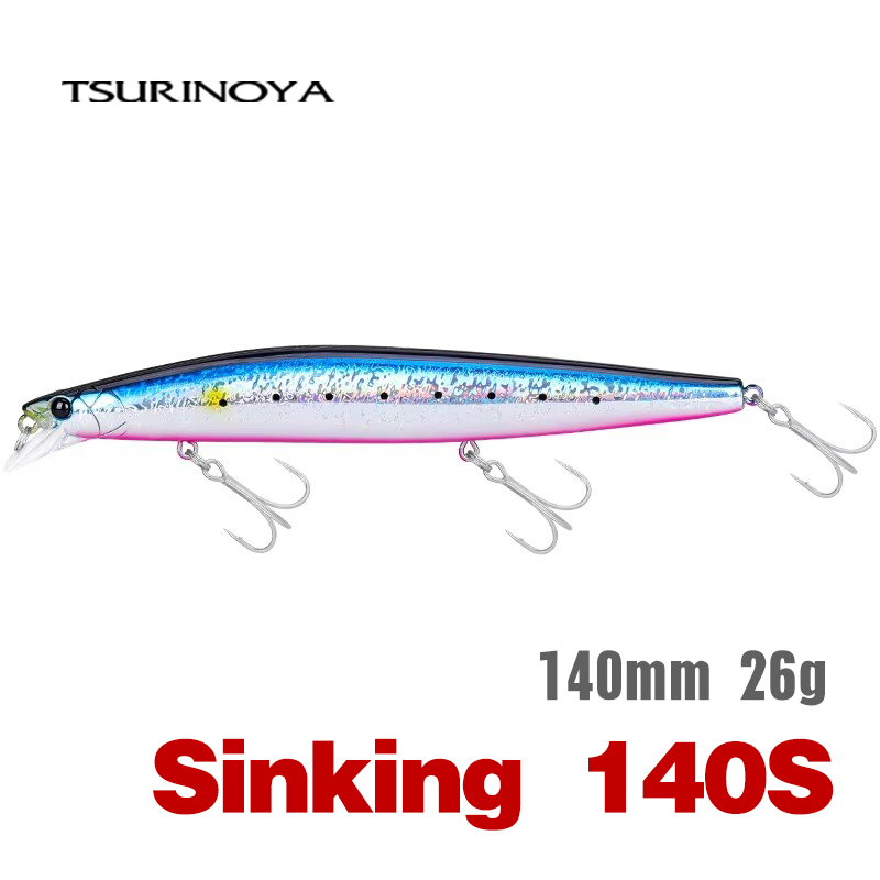 Fishing Lure Jerkbait - TSURINOYA ستينغر 140S الصيد إغراء غرق