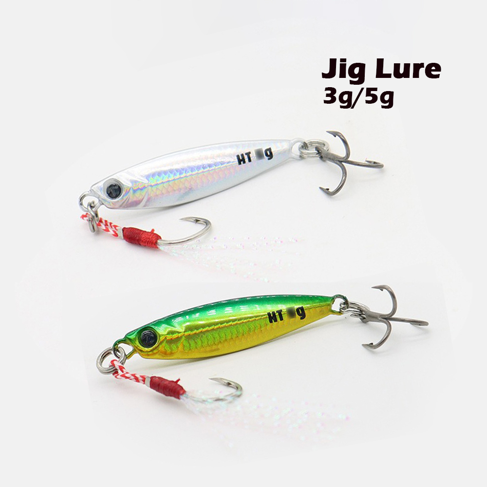Fishing Lure Swimbait - طُعم صيد صناعي معدني للجيغينغ، 3