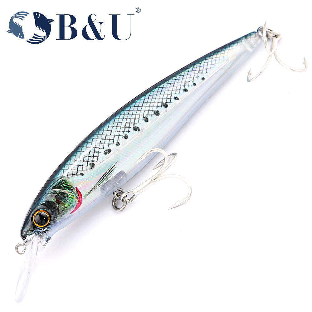 Fishing Lure Jerkbait - B & U المياه المالحة الصيد