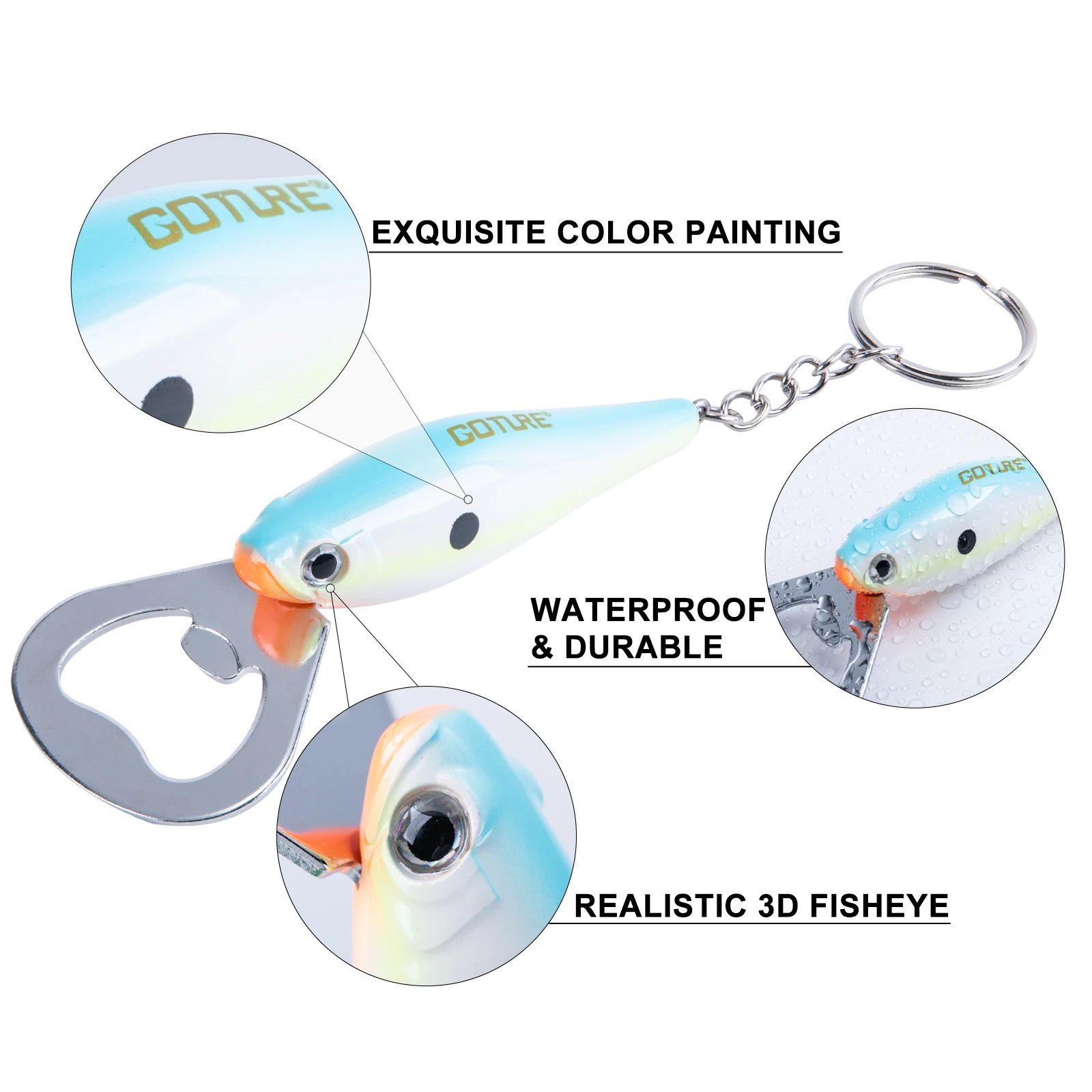 Goture 1 قطعة الصيد إغراء فتاح - مراجعة Fishing Lure Kit وسعره