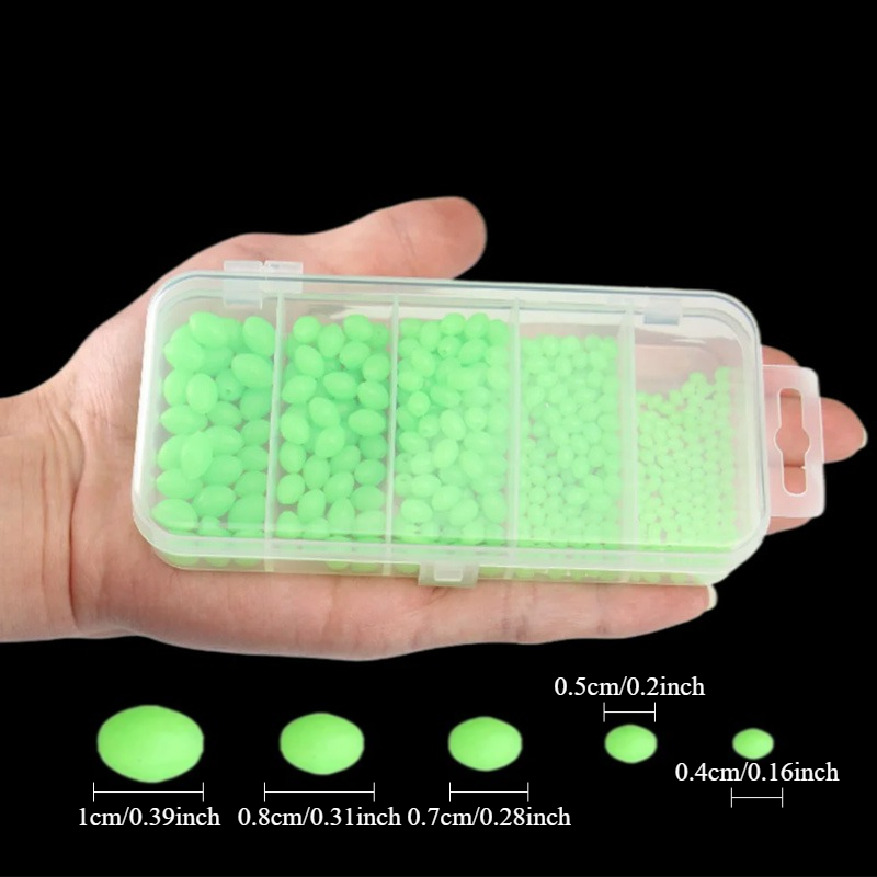 Ackibbik 375 قطعة/صندوق مضيئة  - مراجعة Fishing Lure Box وسعره