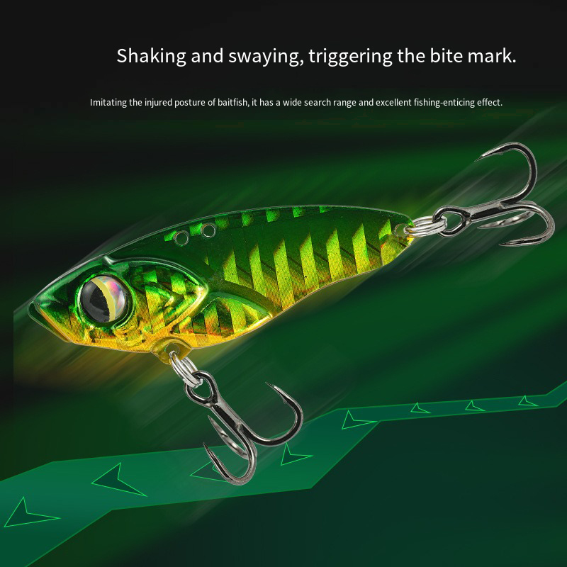 طعم صيد معدني اهتزازي صلب على  - مراجعة Fishing Lure Blade Bait وسعره
