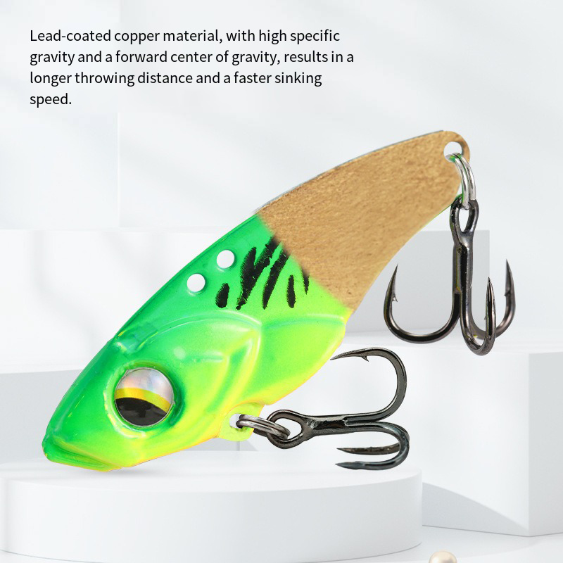 طعم صيد معدني اهتزازي صلب على  - مراجعة Fishing Lure Blade Bait وسعره