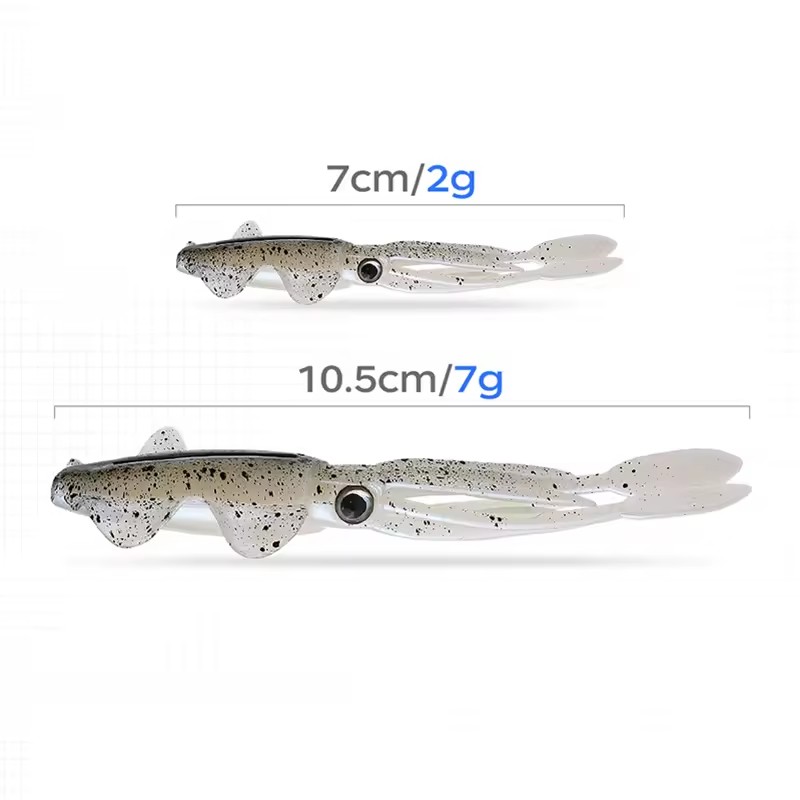 طعم صيد ناعم من WEIHE (5 قطع)  - مراجعة Fishing Lure Swimbait وسعره