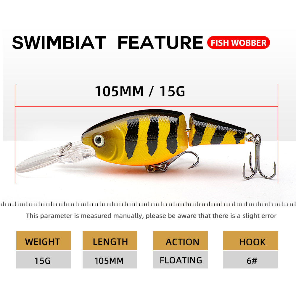 Agoie الغوص العميق كرانكبيتس ص - مراجعة Fishing Lure Popper وسعره