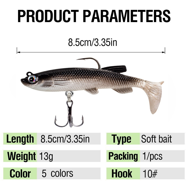 طقم طُعم صيد 8 قطع، طُعم ناعم  - مراجعة Fishing Lure Making Kit وسعره