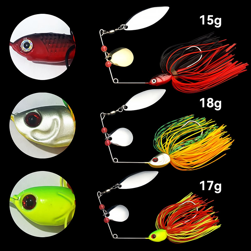 بازوكا 15 جرام 18 جرام سبينيرب - مراجعة Fishing Lure Spoon وسعره