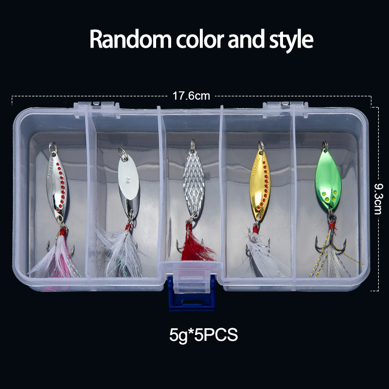 ملعقة معدنية سبينر الصيد إغراء - مراجعة Fishing Lure Spoon وسعره