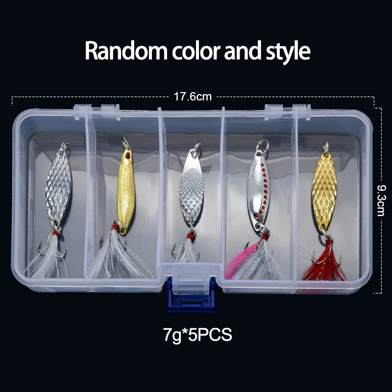 ملعقة معدنية سبينر الصيد إغراء - مراجعة Fishing Lure Spoon وسعره