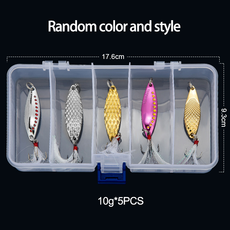 ملعقة معدنية سبينر الصيد إغراء - مراجعة Fishing Lure Spoon وسعره