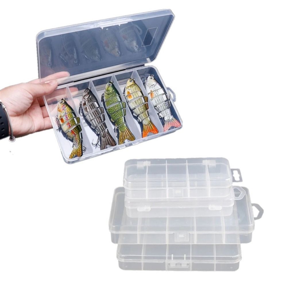 1/3 قطع من صناديق الطعم البلاس - مراجعة Fishing Lure Box وسعره