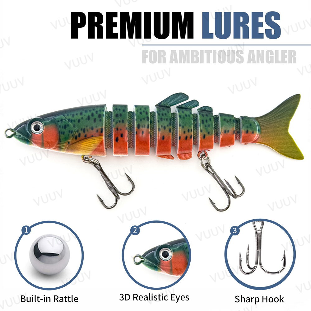 100 قطعة من طعوم صيد السمك للأ - مراجعة Fishing Lure Topwater وسعره