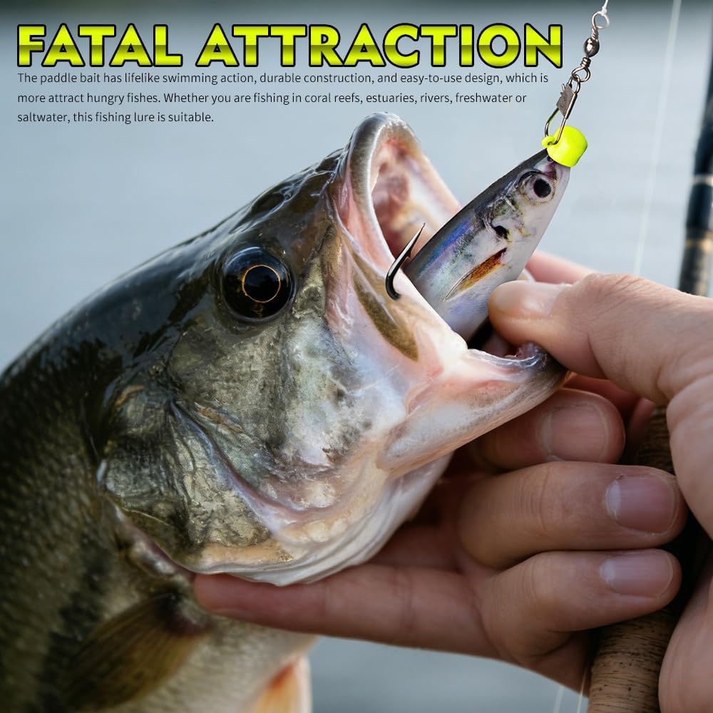 3 قطع طُعم صيد بالجر 5.71 بوصة - مراجعة Fishing Lure Buzzbait وسعره