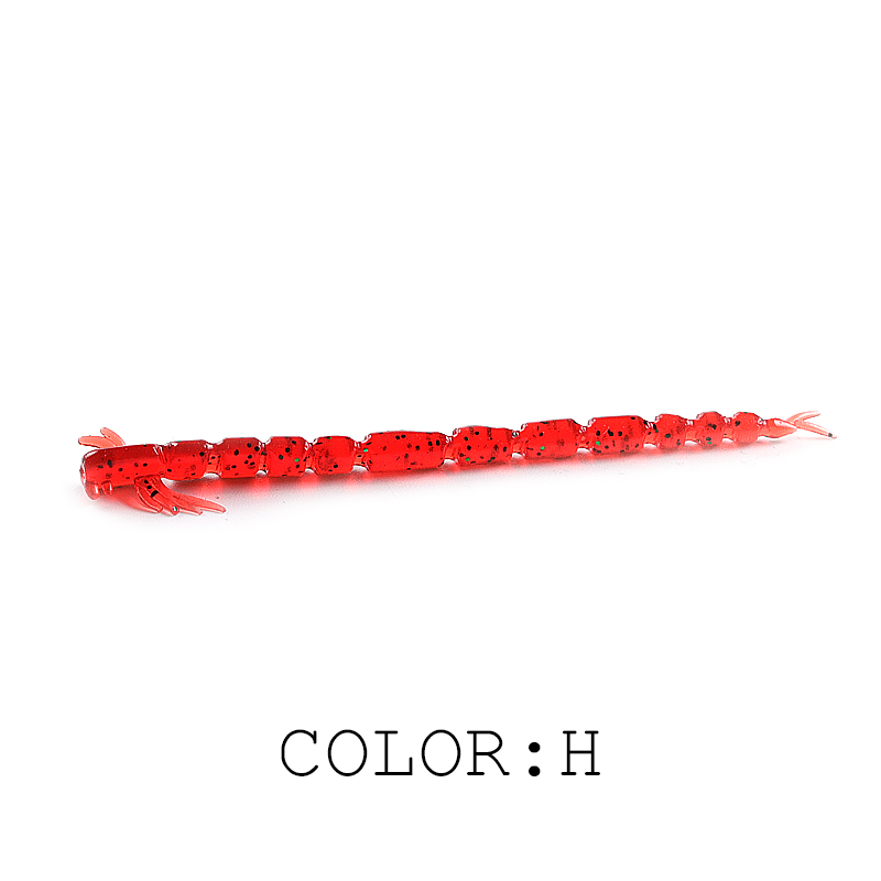 2021 جديد القارة الخارقة الدم  - مراجعة Fishing Lure Soft Plastic وسعره