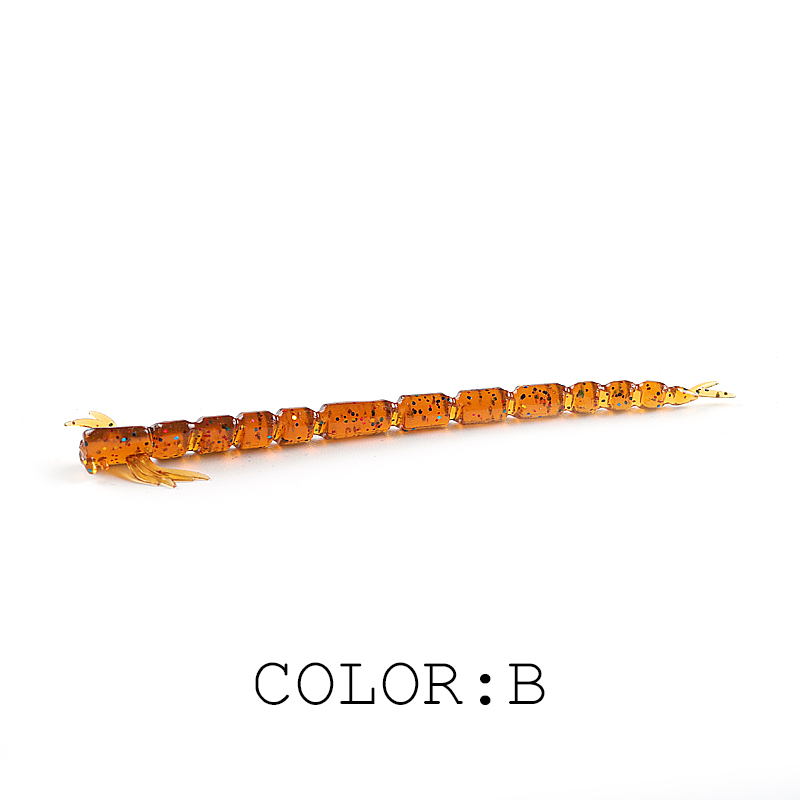2021 جديد القارة الخارقة الدم  - مراجعة Fishing Lure Soft Plastic وسعره