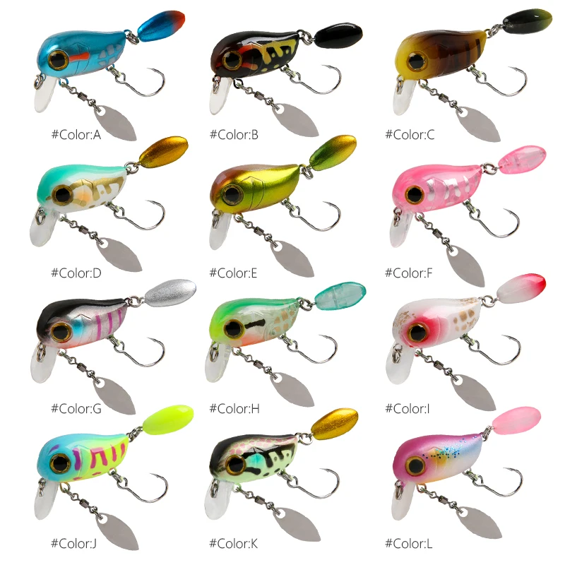 العائمة مايكرو كرانكبيتس 30mm2 - مراجعة Fishing Lure Crankbait وسعره