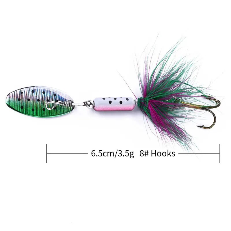 المعادن VIB السحر 1 قطعة 3.5 ج - مراجعة Fishing Lure Spoon وسعره