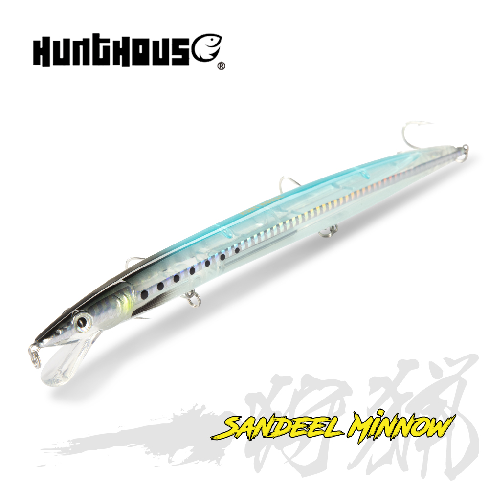 Hunthouse Sandeel أسماك السحر  - مراجعة Fishing Lure Jerkbait وسعره