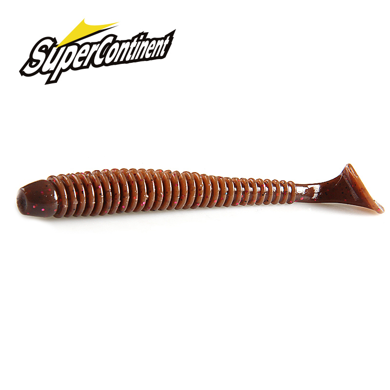 سوبر كونتيننت سوينغ تأثير حلقة - مراجعة Fishing Lure Soft Plastic وسعره