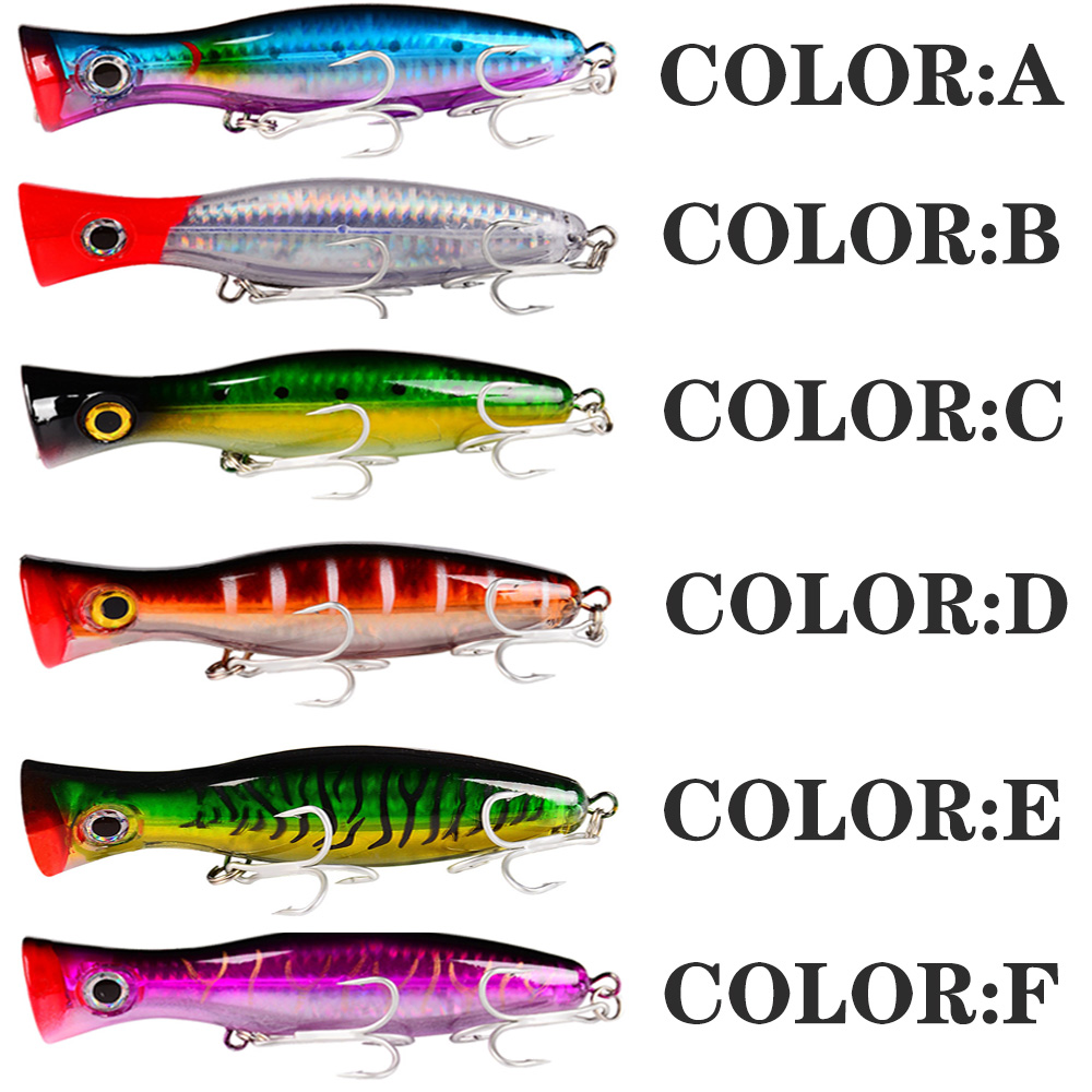 طعم صيد صناعي صلب من PROBEROS، - مراجعة Fishing Lure Popper وسعره