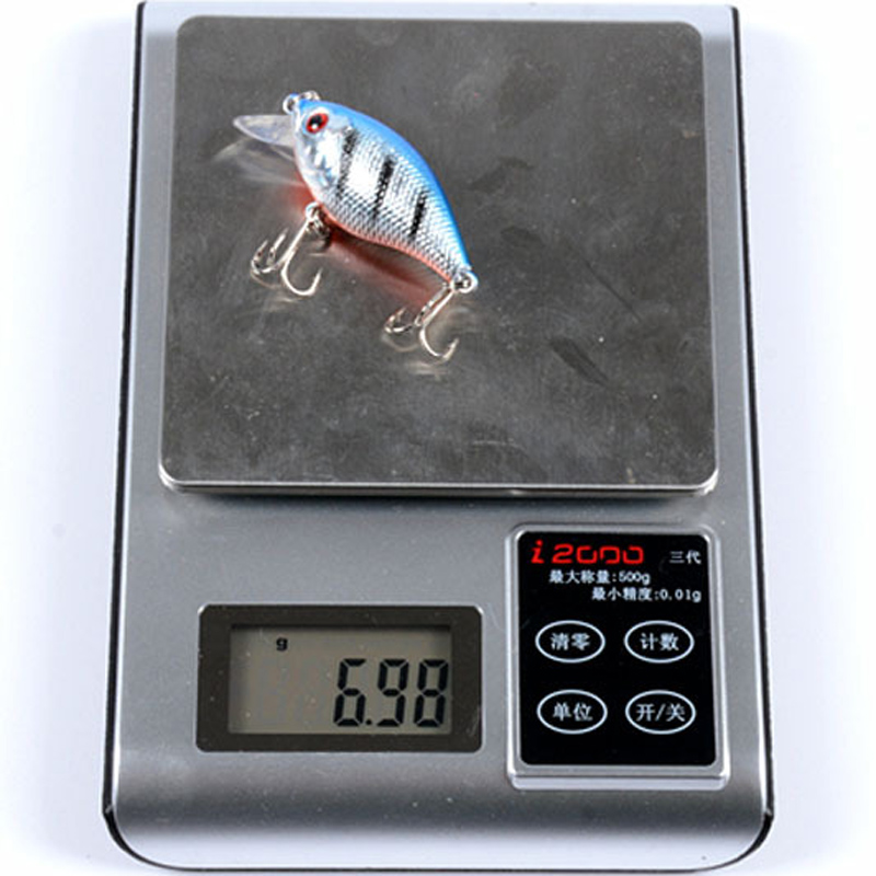 1 قطعة Wobblers جودة كرانكبيت  - مراجعة Fishing Lure Topwater وسعره