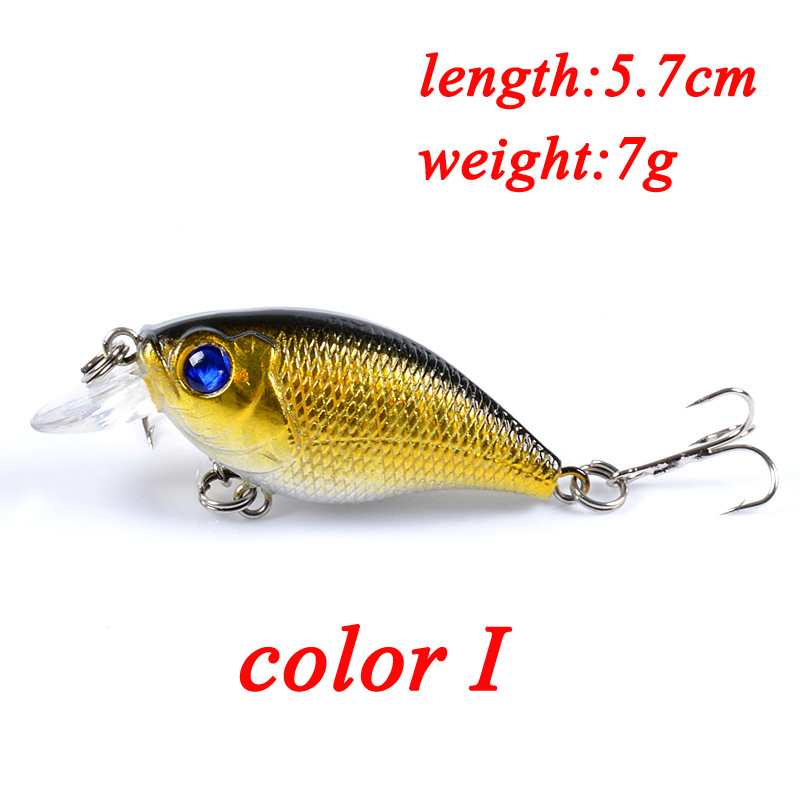 1 قطعة Wobblers جودة كرانكبيت  - مراجعة Fishing Lure Topwater وسعره