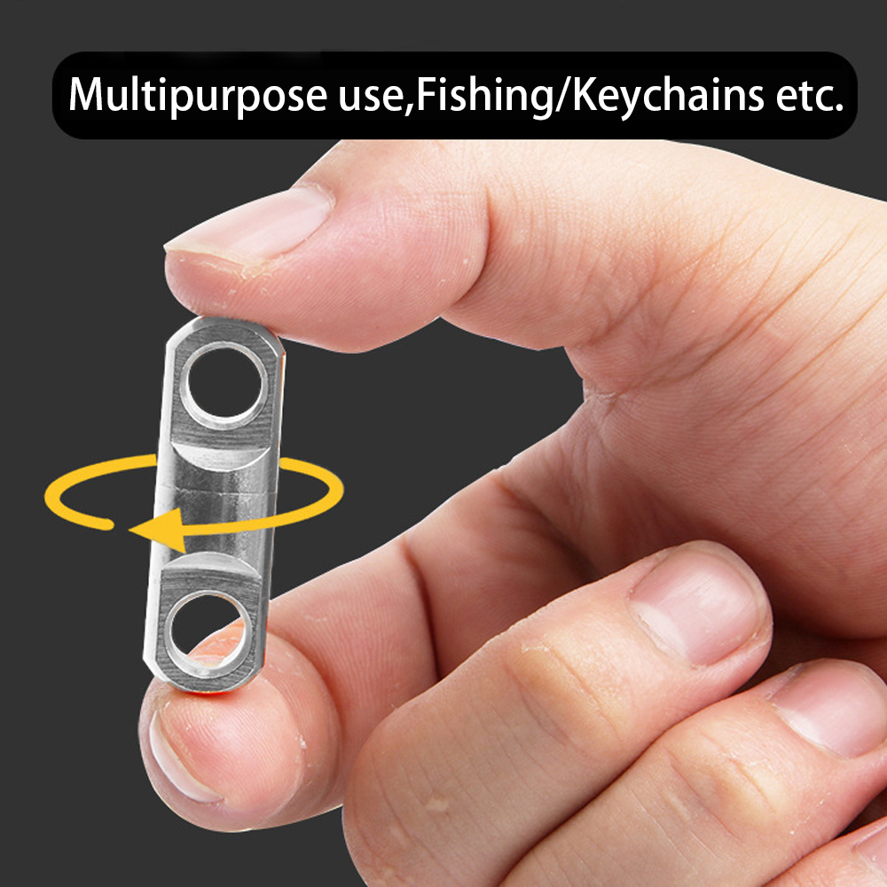 10 قطع دوارات صلبة للصيد، حلقا - مراجعة Fishing Lure Accessories وسعره