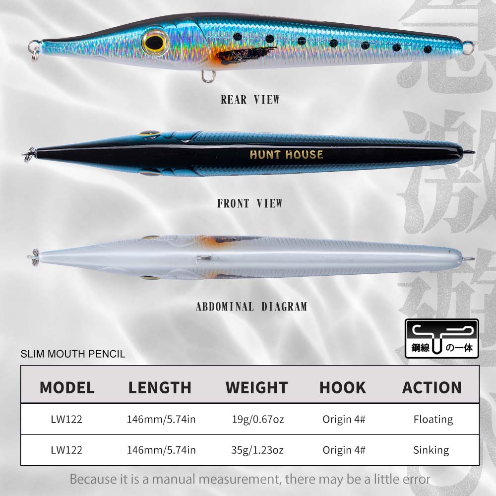 Hunthouse Needle Zargana 146mm - مراجعة Fishing Lure Buzzbait وسعره