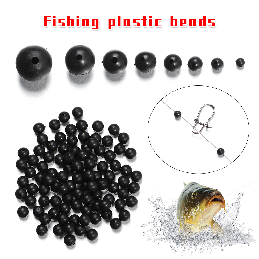 100 قطعة/الوحدة الصيد الخرز ال - مراجعة Fishing Lure Accessories وسعره