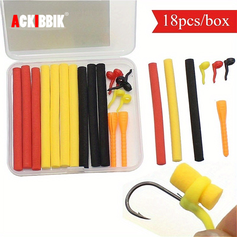 18 قطعة/صندوق اكسسوارات صيد سم - مراجعة Fishing Lure Box وسعره