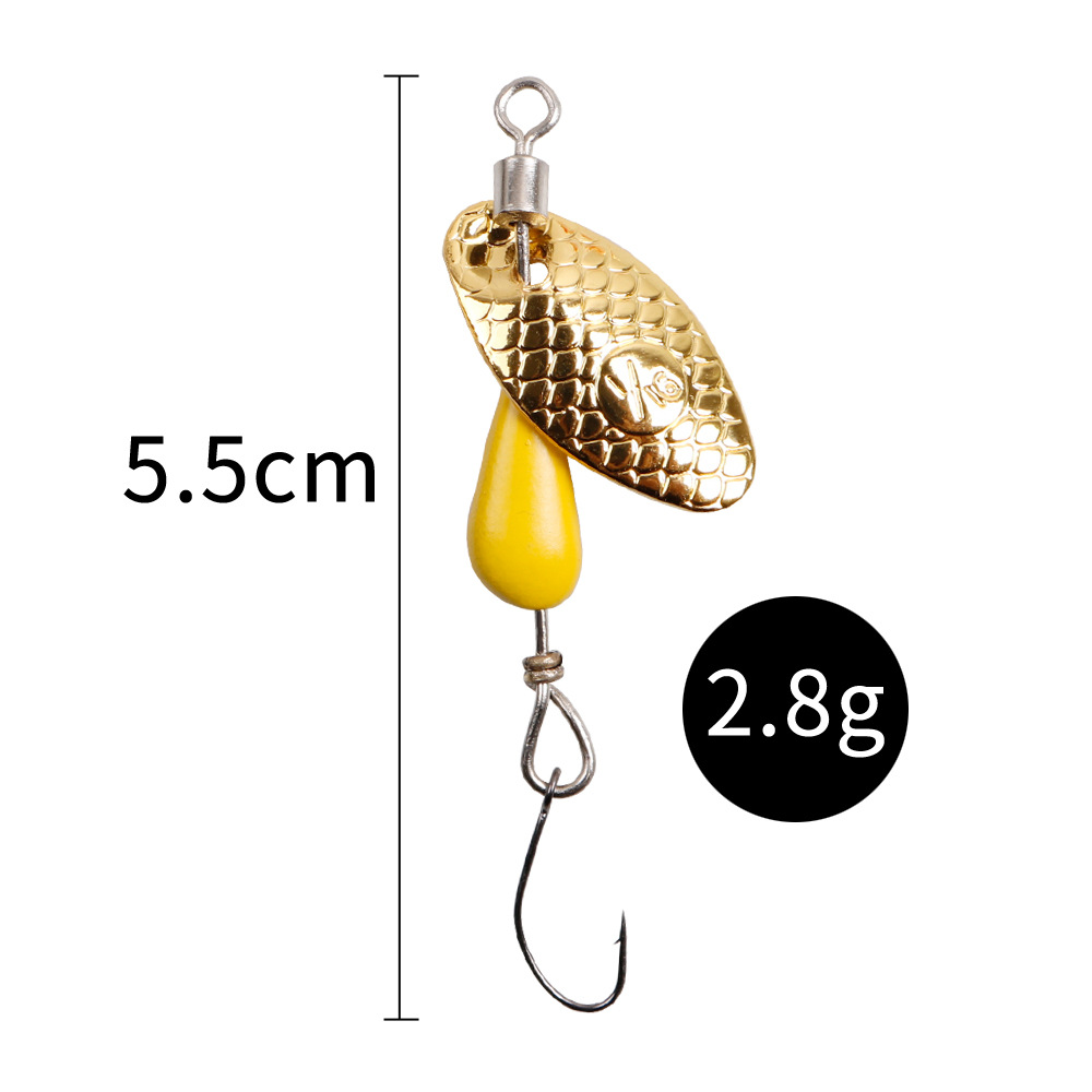 2 قطعة ملعقة سبينر الطعم المعد - مراجعة Fishing Lure Spinnerbait وسعره