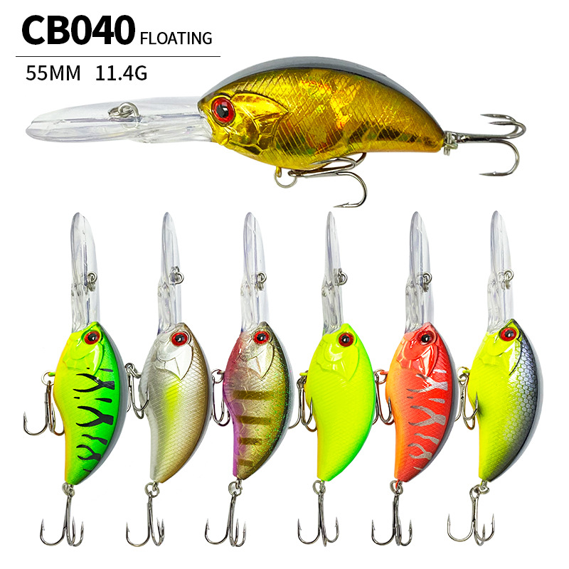 طعم صيد صناعي عائم 55 مم 11.4  - مراجعة Fishing Lure Jerkbait وسعره