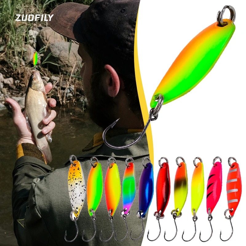 طُعم صيد معدني صغير على شكل مل - مراجعة Fishing Lure Blade Bait وسعره