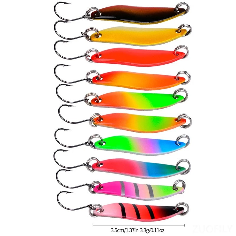 طُعم صيد معدني صغير على شكل مل - مراجعة Fishing Lure Blade Bait وسعره
