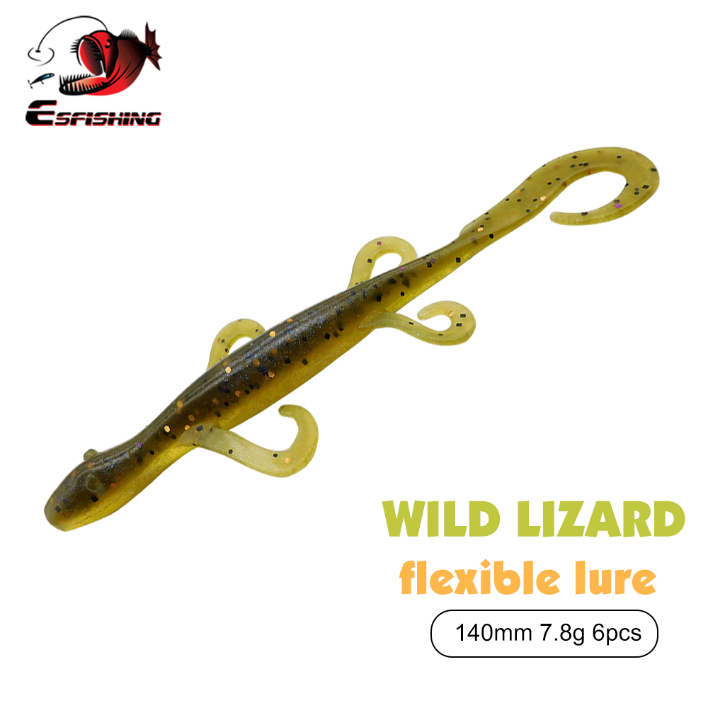 طعوم صيد ESFISHING على شكل سحل - مراجعة Fishing Lure Swimbait وسعره