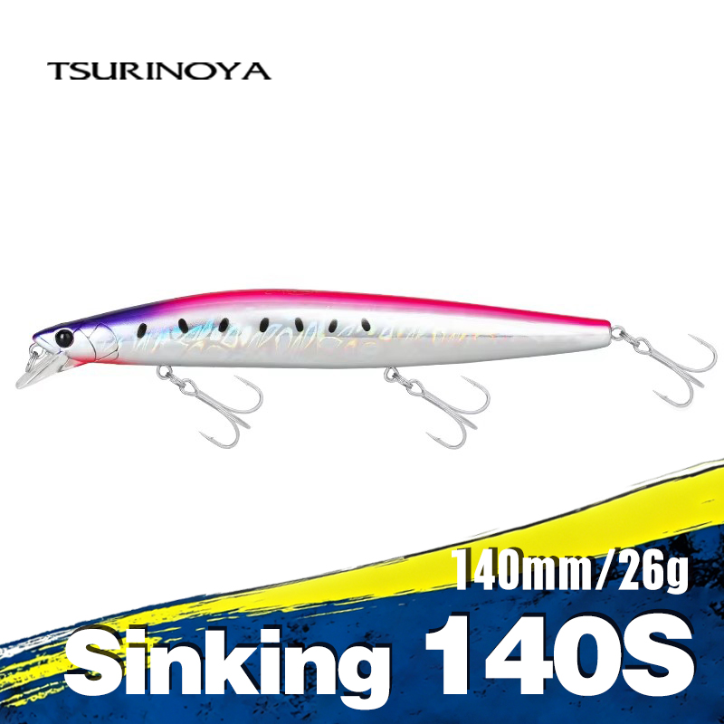TSURINOYA 140 مللي متر 26 جرام - مراجعة Fishing Lure Jerkbait وسعره