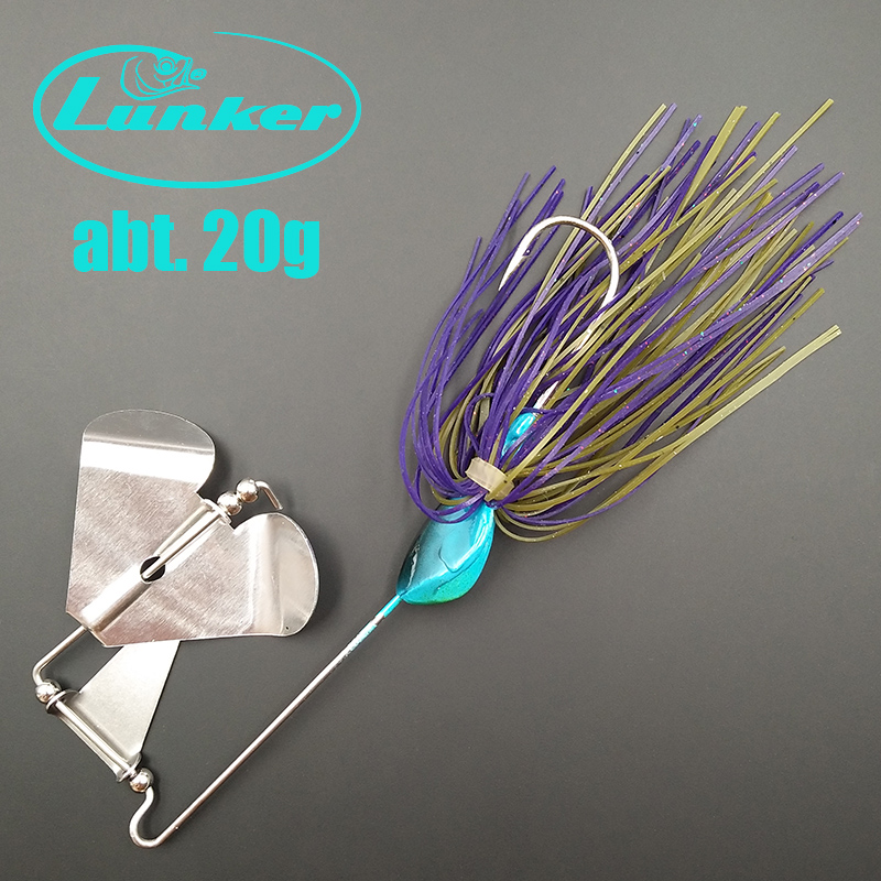 Wusanban Lunker Spinner الطعوم - مراجعة Fishing Lure Buzzbait وسعره