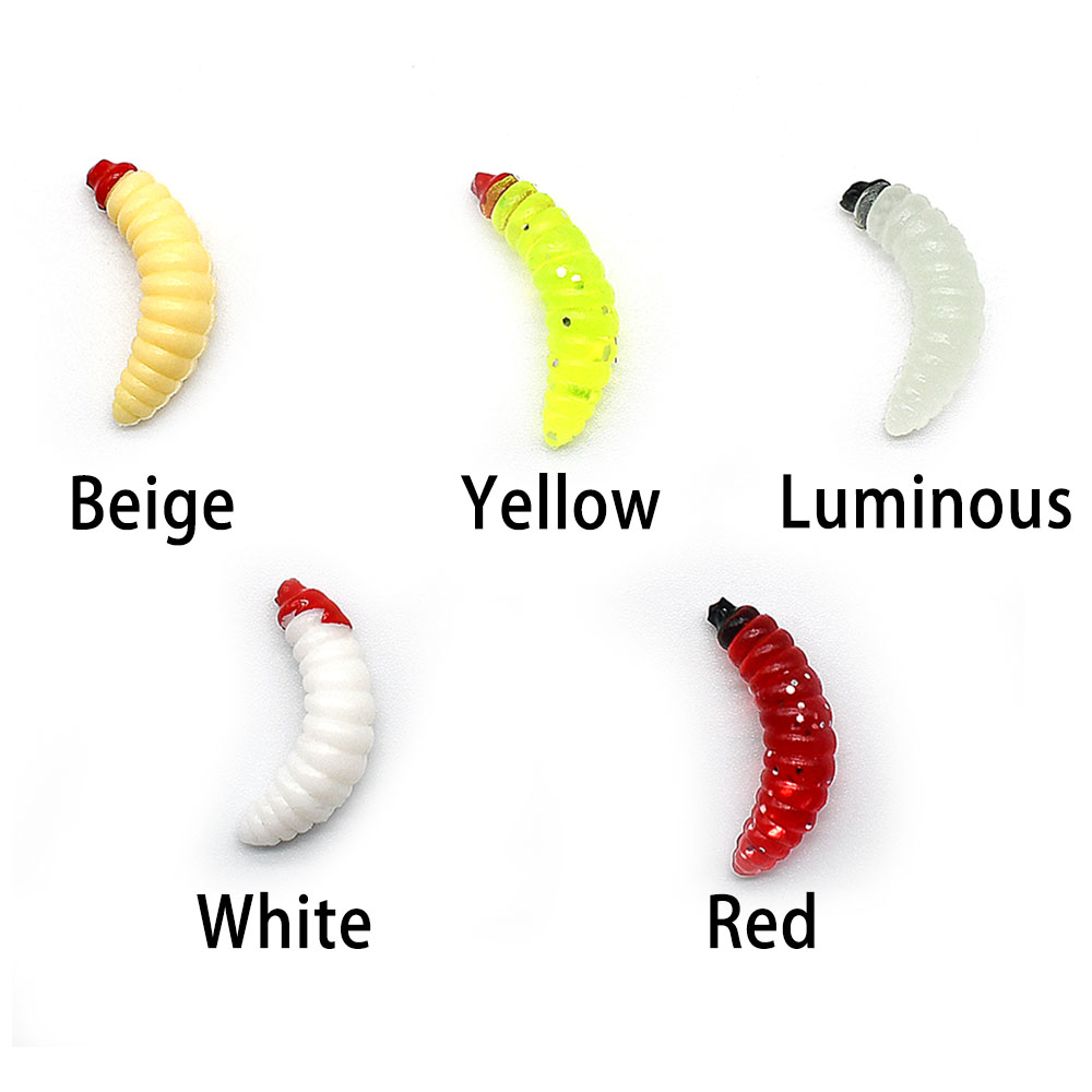 125 قطعة طعم صيد دودة الأرض 5  - مراجعة Fishing Lure Soft Plastic وسعره