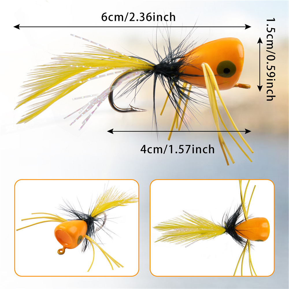 20 قطعة مجموعة طعوم صيد السمك  - مراجعة Fishing Lure Popper وسعره